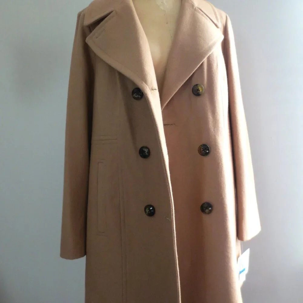 Anne Klein Double-Breasted Peacoat - Picture 2 of 10